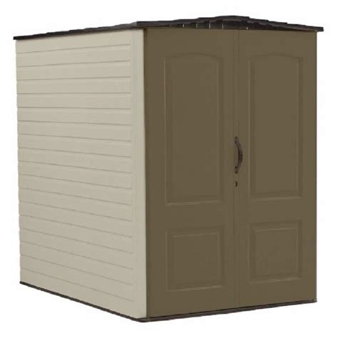 Rubbermaid 5 Ft X 6 Ft Big Max Plastic Shed 1967672 The Home Depot