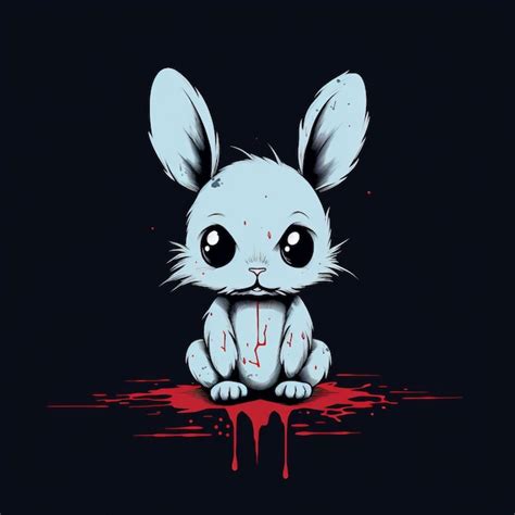 Scary Bunnies Drawings