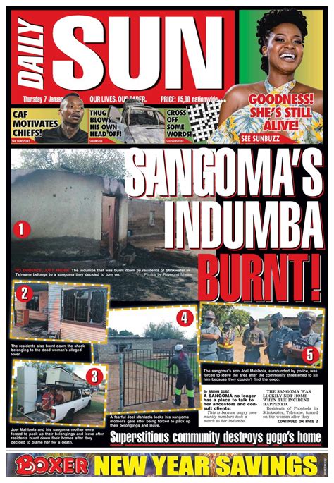 Daily Sun January 07 2021 Newspaper Get Your Digital Subscription