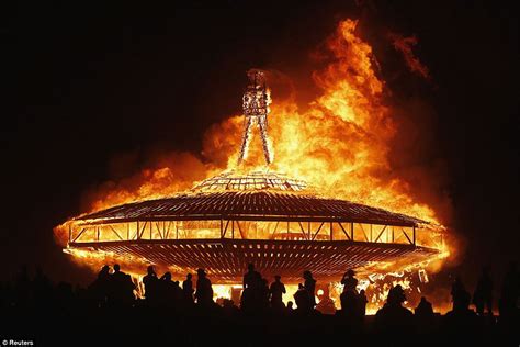 Burning Man 2013 Ends In Blaze After Record Breaking Crowds Attended