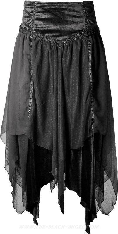 Blazing Long Gothic Skirt By Sinister Clothing Gothic Outfits