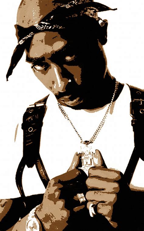 Tupac 2pac Tupac Amaru Shakur Makaveli Rapper Portrait Painting