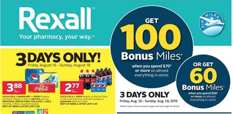 Rexall Pharma Plus Drugstore Canada New Coupon And Flyers Deals Get Up