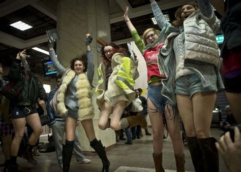 In Case You Missed It Photos From No Pants Subway Ride No Pants