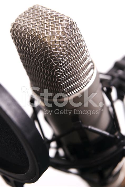 Studio Microphone Stock Photo Royalty Free Freeimages