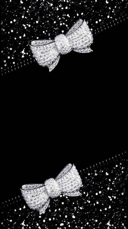 Bling Wallpapers Diamond Bow Iphone Glitter Bows