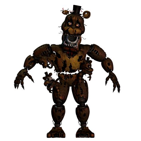 Nightmare Freddy Full Body V2 By Rockbearspeed On Deviantart