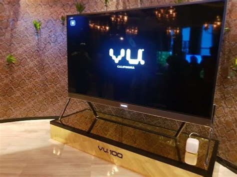 The price & specs shown may be different from actual. Vu launches world's first 100-inch QLED TV | Gadgets Now