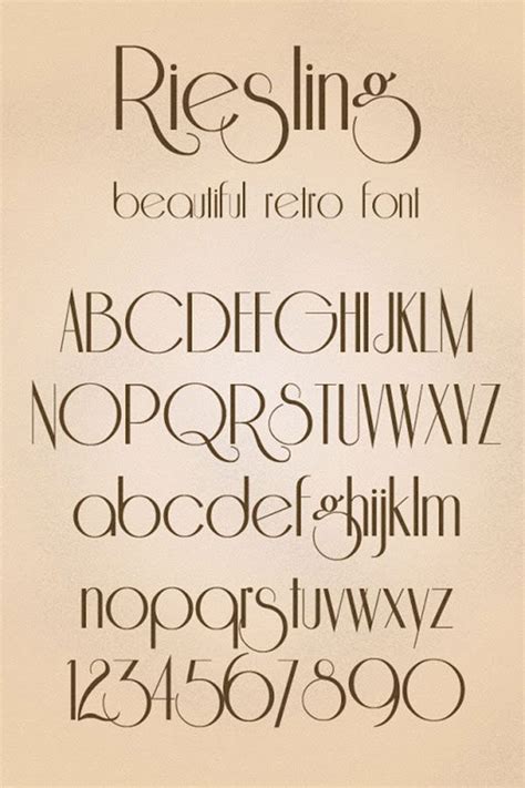 24 Best Free Retro Vintage Style Fonts Bashooka Lettering Alphabet