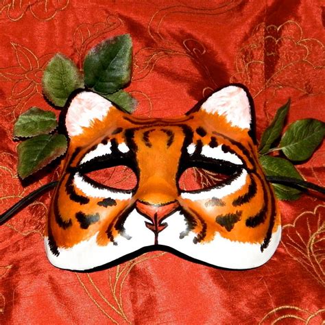 Tiger Mask Tigress Mardi Gras Masquerade