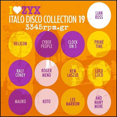 I Love Zyx Italo Disco Collection 19 3 Cd Box 3345rpmgr