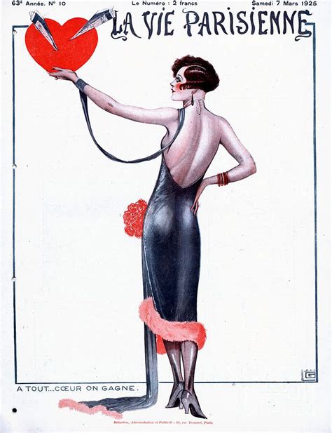 La Vie Parisienne 1925 1920s France By The Advertising Archives In 2020 La Vie Parisienne