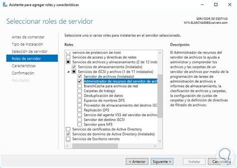 Administrar Cuotas Con File Server Manager Windows Server Solvetic