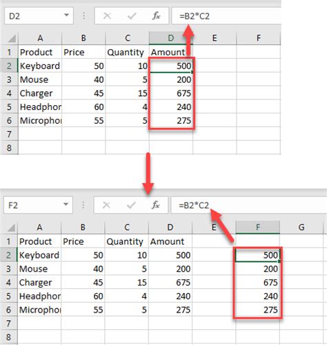 Excel Sheet Formulas Copy
