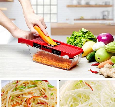 2020 Shred Slice Vegetable Cutter Safe Thickene Durable Storage Box Six
