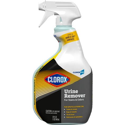 cloroxpro™ urine remover for stains and odors spray spray 32 fl oz 1 quart 9 carton