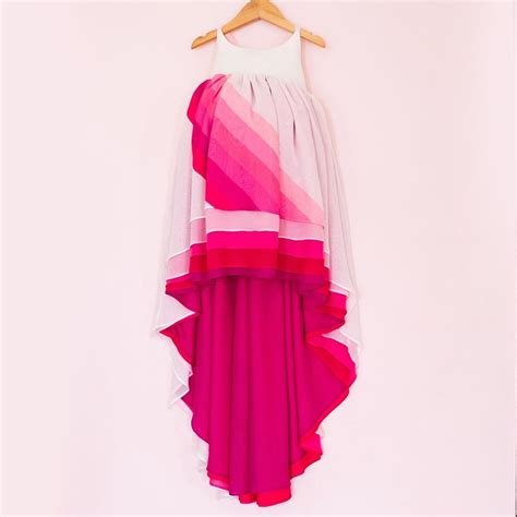 Pleiades Designs The Pink Rainbow Chiffon Valentine Dress Stunning Dresses Valentine Dress