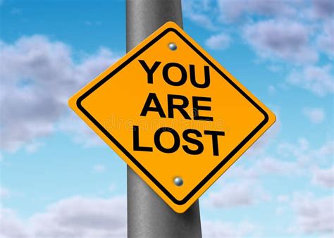 Lost And Confused Signpost Symbol Stock Illustration Illustration Of