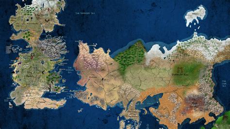 Map Game Of Thrones Ultra HD