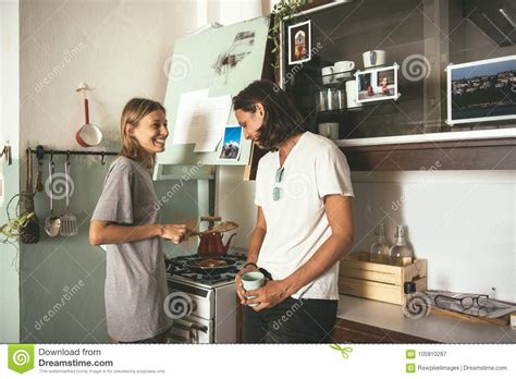 Lovely Couple Spending Quality Time Together Stock Image Image Of