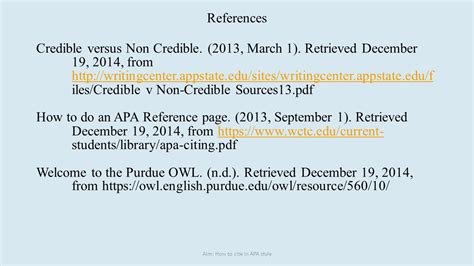 This means that the author's last name and the year of publication for the. Cite Owl