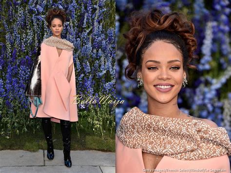 Rihanna Makes A Stunning Appearance At Dior Show At Paris Fashion Week