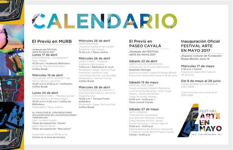 Calendario Cultural Fundación Rozas Botrán El Arte De Ayudar