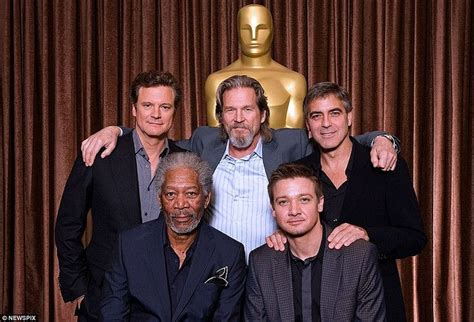 Oscar 2010 The Best Actor Nominees Back L R Colin Firth Jeff Bridges