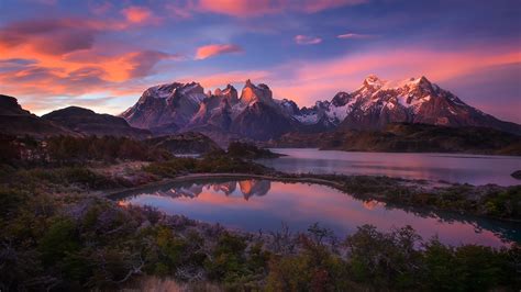 South America Patagonia Andes Mountains Lake World