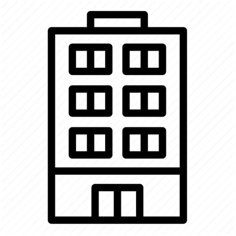 Apartment Building City Architecture Icon Download On Iconfinder