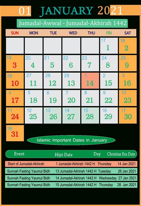 Pakistan 2021 Photo Calendar Graphics