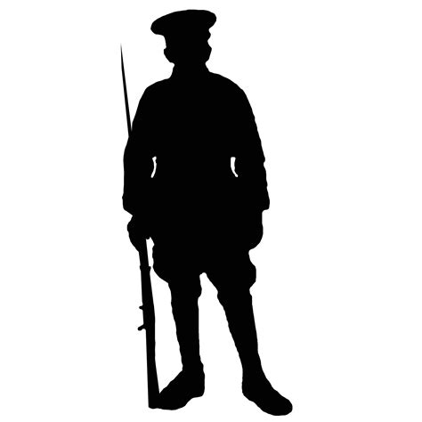 World War 1 Soldier Silhouette at GetDrawings | Free download png image