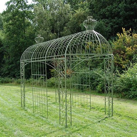 Our plant supports are available in many varieties, and designed to prevent plants from flopping onto the ground, so you can enjoy them at their best. Crystal Metal Garden Tunnel | Garden Ornamnents