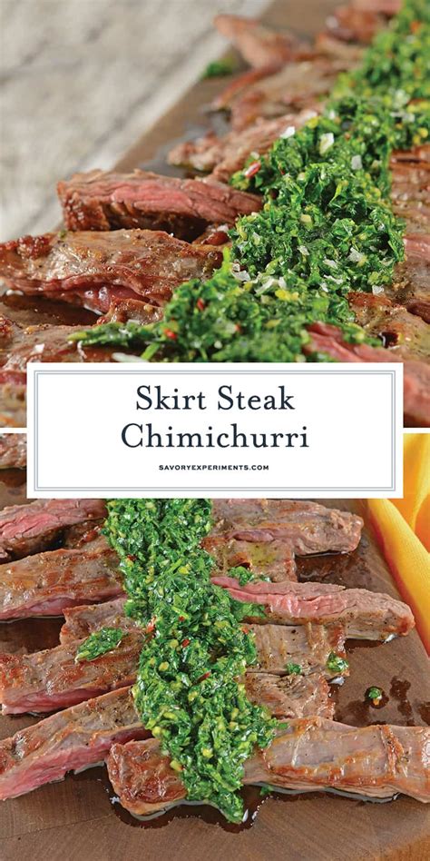 Skirt Steak Chimichurri Easy Grilled Steak Recipe With Chimichurri Sauce