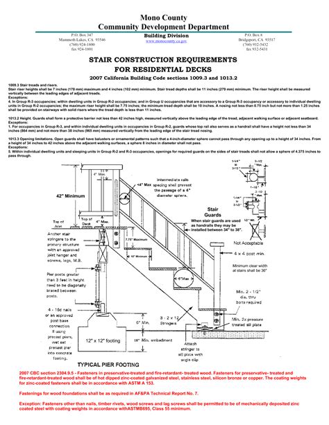 Ontario Building Code Stairs Code Mws