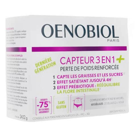 Oenobiol Capteur 3 En 1 Plus 60 Gélules Pharmacie En Ligne