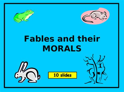 Fables Powerpoint Teaching Resources
