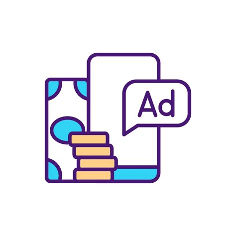 Paid Advertising Rgb Color Icon 2254336 Vector Art At Vecteezy