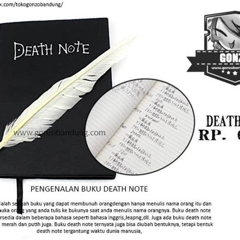 Jual Buku anime Death Note ( replika buku deathnote ) - Kota Bandung