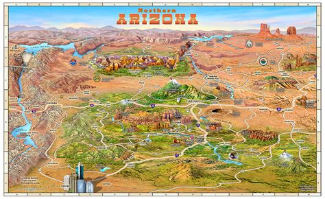 Best Ideas For Coloring Arizona Map Sedona Area
