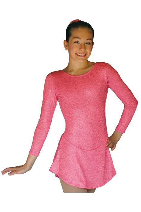 Chloenoel Dls711 Pink Sparkle Spandex Dress Pink Princess