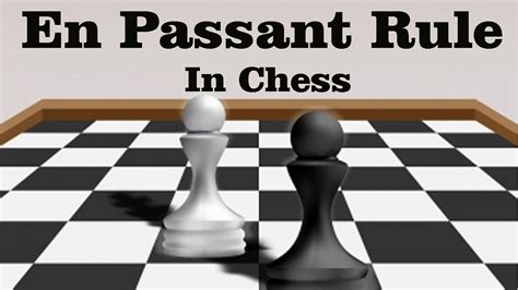 En Passant Rule In Chess Beginners Class 01 Youtube