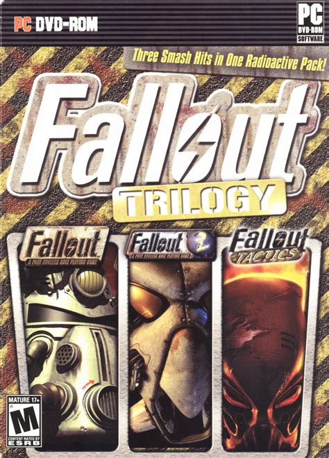 Fallout Trilogy 2008 Windows Box Cover Art Mobygames