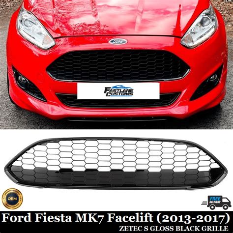 Ford Fiesta Mk7 Facelift Mk75 2013 2017 Zetec S Gloss Black
