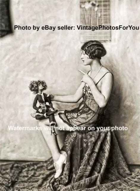 vintage old sexy 1920s flapper ziegfeld follies showgirl lingerie doll photo 17 95 picclick