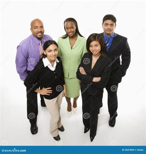 Portrait Of Business People Standing Stock Photo Image Of Colour