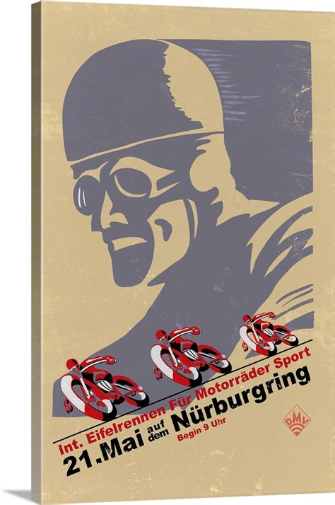 Nurburgring Vintage Racing Wall Art Canvas Prints Framed Prints Wall