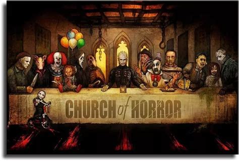 Horror Movie Poster Michael Myers Jason Voorhees Freddy Krueger Terror