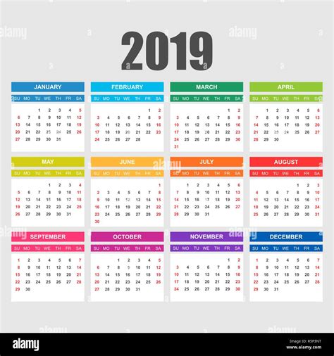Printable Business Calendar 2019 Privacytide
