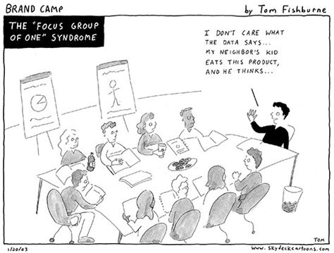 Focus Group Of One Marketoonist Tom Fishburne